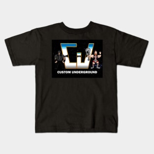 The Custom Underground Retro Logo Kids T-Shirt